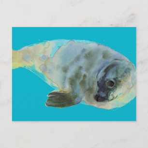 Cartão Postal Aqua Green