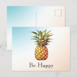 Cartão Postal Aqua Ombre Cream Happy Tropical