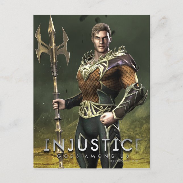 Cartão Postal Aquaman (Frente)