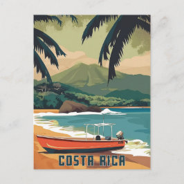 Cartão Postal Aquarela Costa Rica