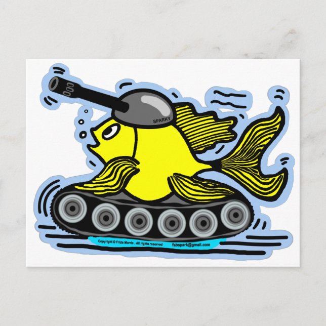 Cartão Postal Aquário (Frente)