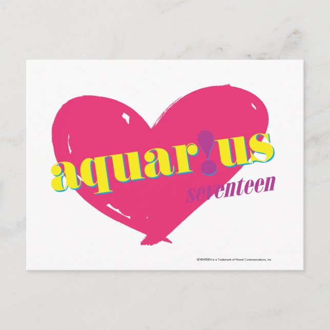 Cartão Postal Aquário (Frente)