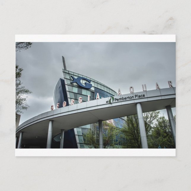 Cartão Postal Aquário de Geórgia em Atlanta (Frente)