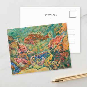 Cartão Postal Aquário   Theo van Rysselberghe