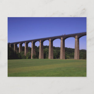 Cartão Postal Aqueduto do Canal Shropshire Union, Pont Cysyllte,