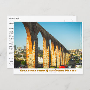 Cartão Postal Aqueduto Querétaro México