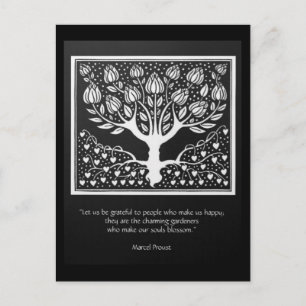 Cartão Postal Aqueles que fazem a alma florescer