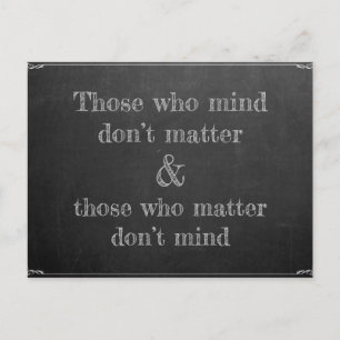 Cartão Postal Aqueles que se lembram