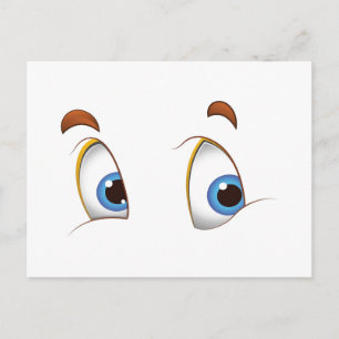 Cartão Postal Aqui está a olhar para ti Kid Blue Eyes