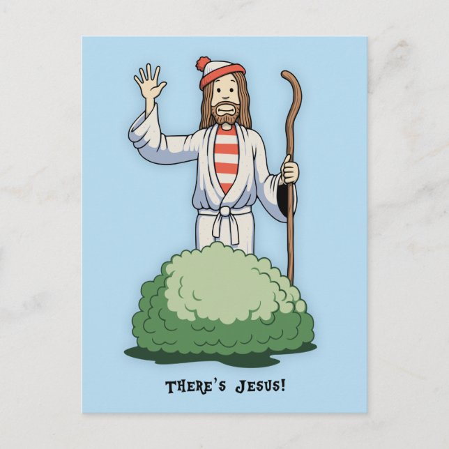 Cartão Postal Aqui está Jesus! (Frente)