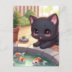 Cartão Postal Aqui Fishy Fishy!