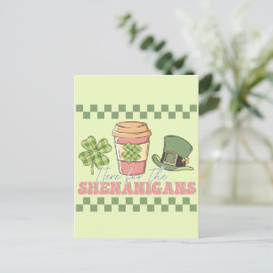 Cartão Postal Aqui Para Os Shenanigans - Café De Véu