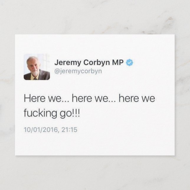 Cartão Postal Aqui Vamos (Frente)