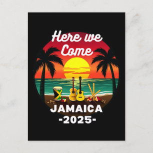 Cartão Postal Aqui Vamos Nós Jamaica 2025 Viagem de Meninas Famí