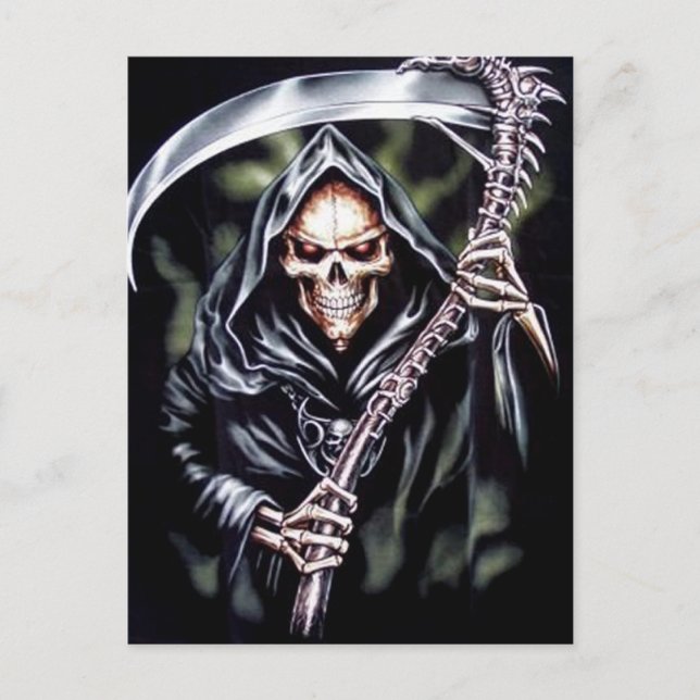 Cartão Postal Aqui Vem Grim (Frente)