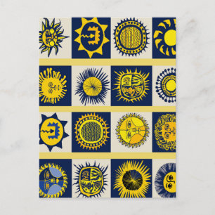Cartão Postal Aqui Vem o Sol - Celebração Del Sol