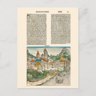 Cartão Postal Aquileia Itália Nuremberg Chronicle — Livro mediev