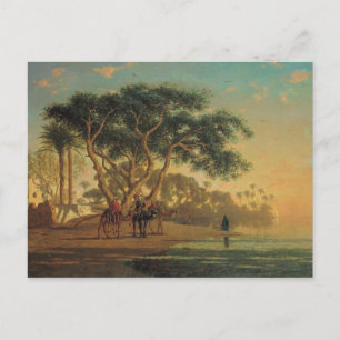 Cartão Postal Árabe Oasis, 1853