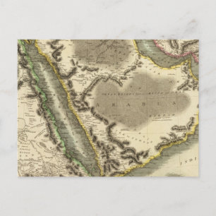 Cartão Postal Arábia, Egito, Abissínia, Mar Vermelho