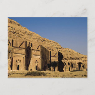 Cartão Postal Arábia Saudita, site de Madain Saleh, antigo 2