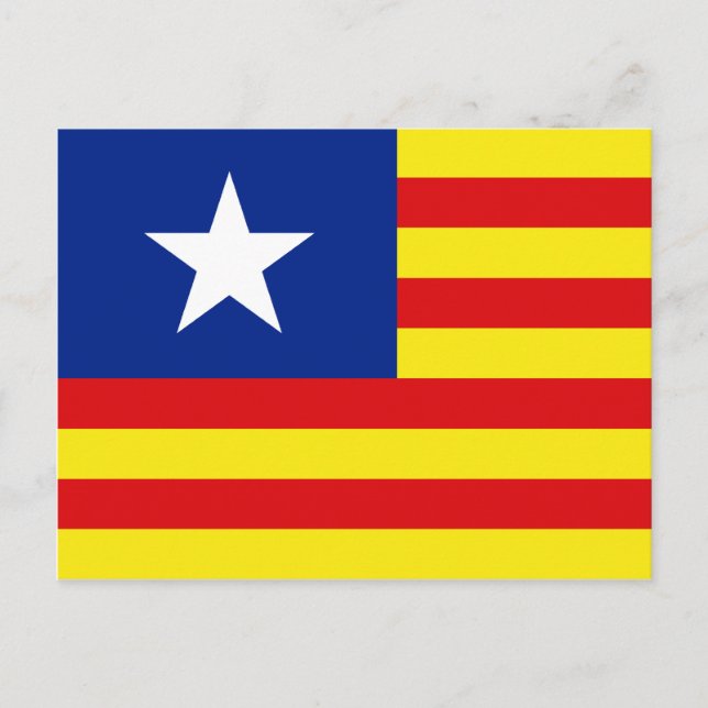 Cartão Postal Aragon, bandeira de Coreia do Sul (Frente)