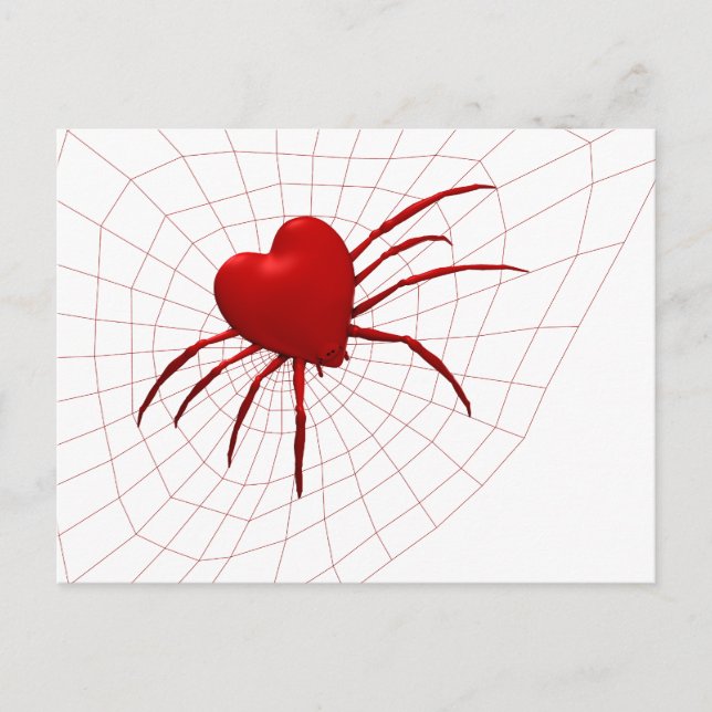 Cartão Postal Aranha Engraçado Orb-Weaver (Frente)