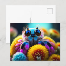 Aranha-fofa-branca, Pós-cruzamento