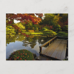Cartão Postal Arboretum, Jardim Japonês, Seattle, Washington,