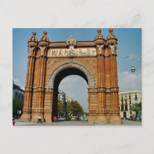 Cartão Postal Arc De Triomf, Barcelona