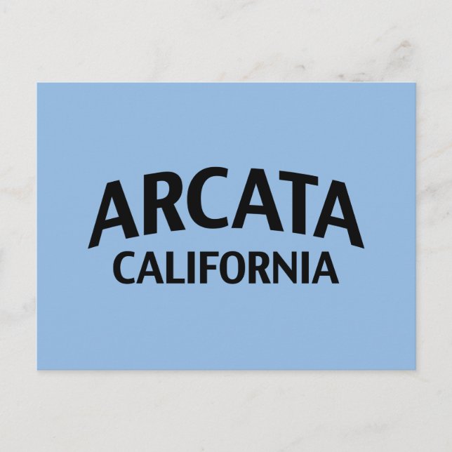 Cartão Postal Arcata California (Frente)