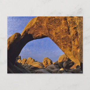 Cartão Postal Arch Rock at Joshua Tree National Park in