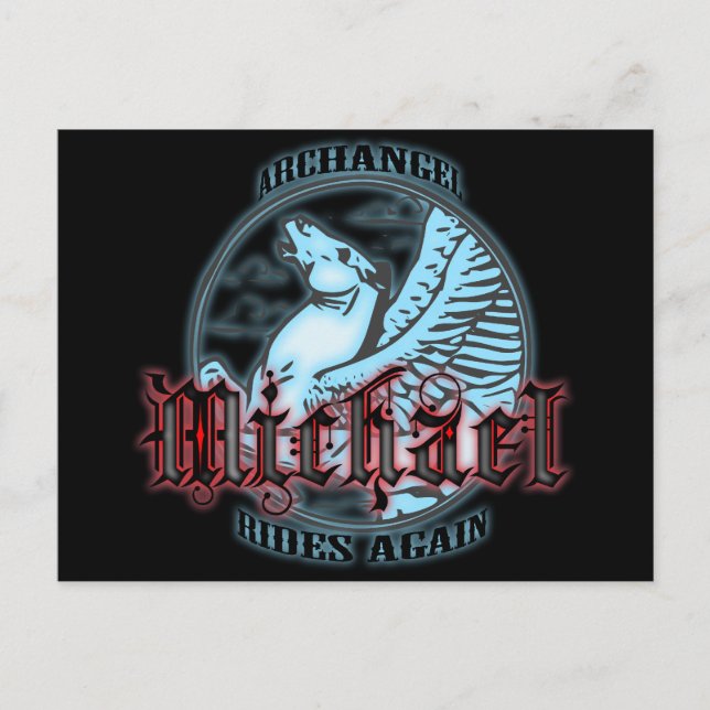 Cartão Postal Archangel Michael (Frente)