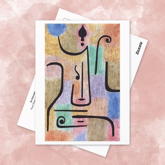 Cartão Postal Archangel Surreal Abstrato Paul Klee (Criador carregado)