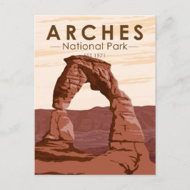 Cartão Postal Arches National Park Delicate Arch Vintage