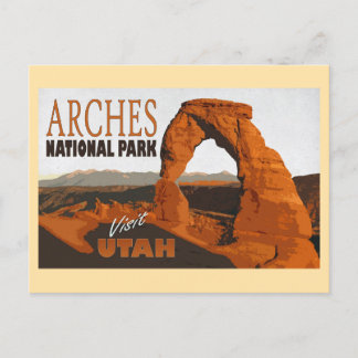 Cartão Postal Arches National Park Utah Estados Unidos Viagem