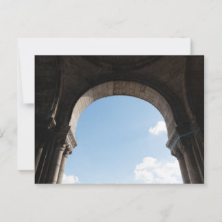 Cartão Postal Archway View de Sacré-Coeur, Paris