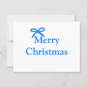 Cartão Postal Arco azul feliz família natalícia presentes simple