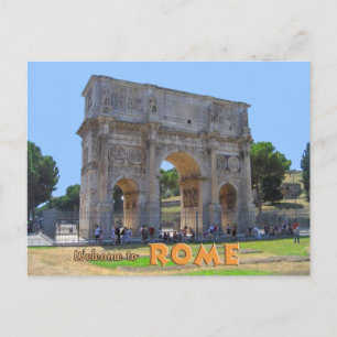 Cartão Postal Arco de Constantina Roma