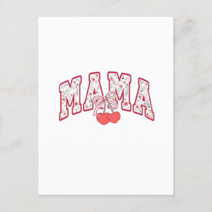Cartão Postal Arco de coquete do Dia de as mães Mama est 2025