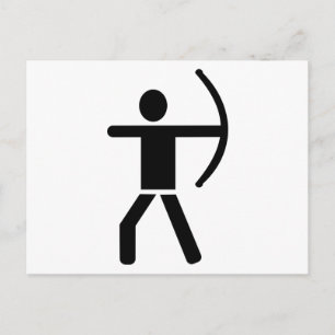 Cartão Postal Arco de seta de arquivo