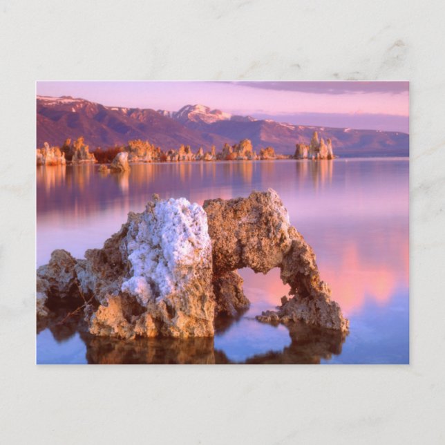 Cartão Postal Arco de tufo no Mono Lake (Frente)