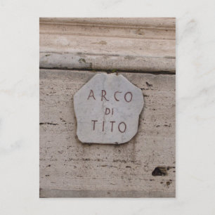 Cartão Postal arco di tito