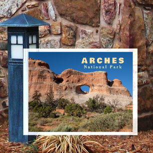 Cartão Postal Arco do Túnel, Céu Azul, Parque Nacional Arches, U