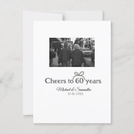 Cartão Postal Arco dourado comemora 60 anos de casamento 