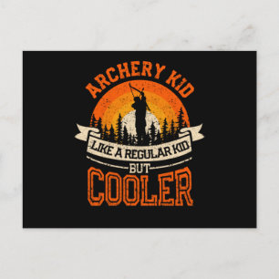 Cartão Postal Arco Engraçado por Crianças Engraçadas e Filhos de