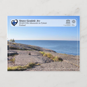 Cartão Postal Arco Geodésico de Struve da UNESCO - SVARTVIRA Mus