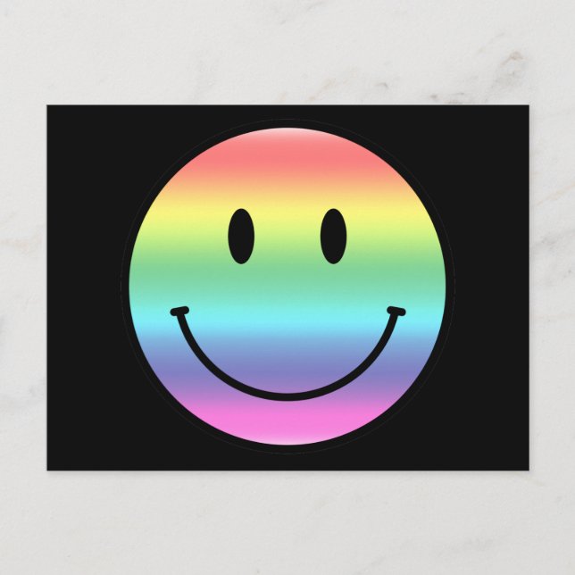 Cartão Postal Arco-íris (Frente)