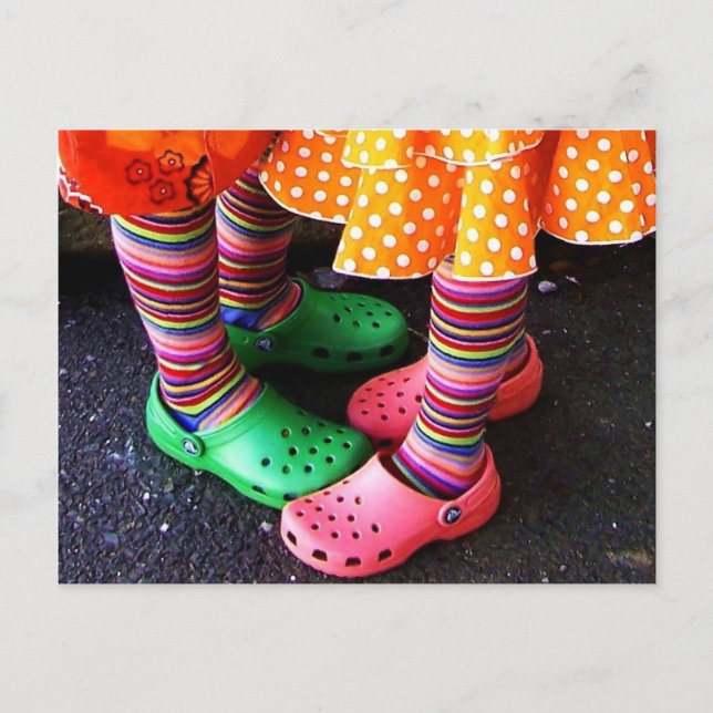 Cartão Postal Arco-Íris dançante (Frente)