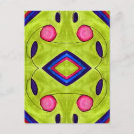 Cartão Postal Arco-Íris De Sopa De Ervilha