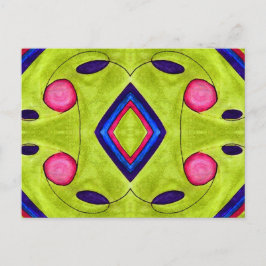 Cartão Postal Arco-Íris De Sopa De Ervilha